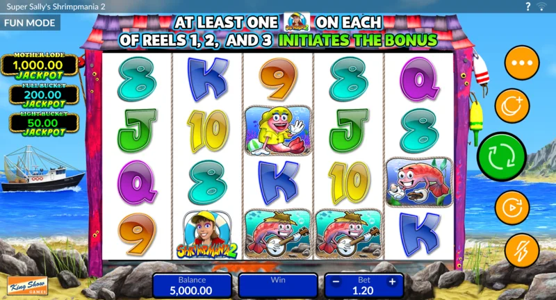 Super Sally's Shrimpmania 2 - aktibong session na may Sticky Wild sa reel at random na multiplier