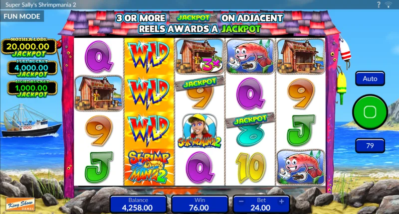 Super Sally's Shrimpmania 2 - ang Expanding Symbol ay nagpalawak ng Wild sa buong reel